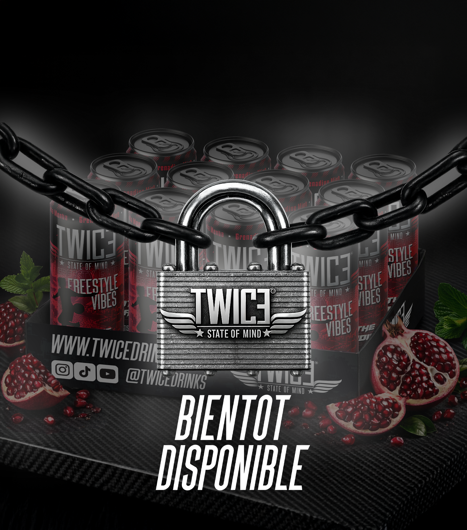 TWICE - MENTHE GRENADINE | PACK x12 |