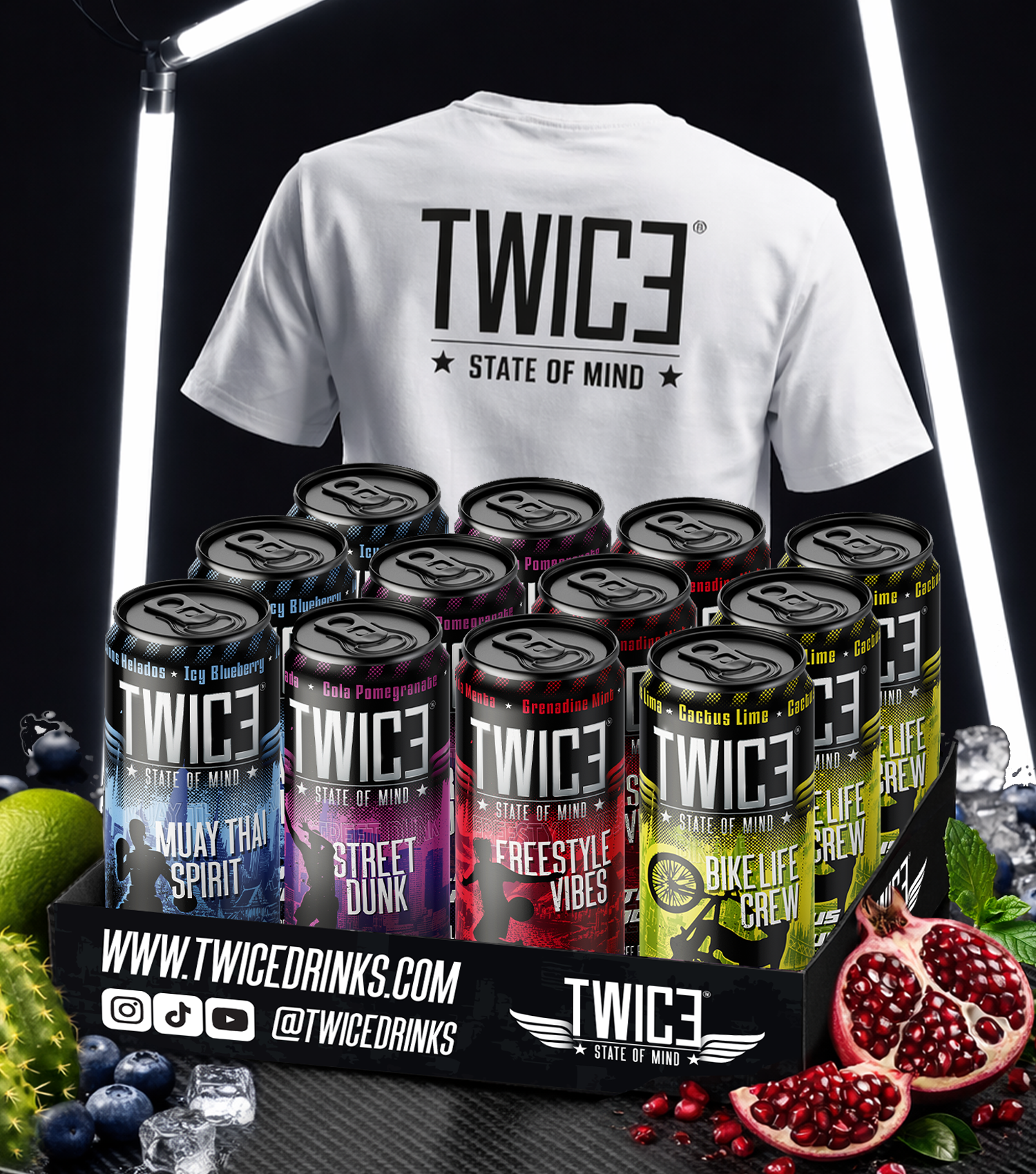 TWICE Coffret REPRESENT - Pack x12 + T-shirt TWICE
