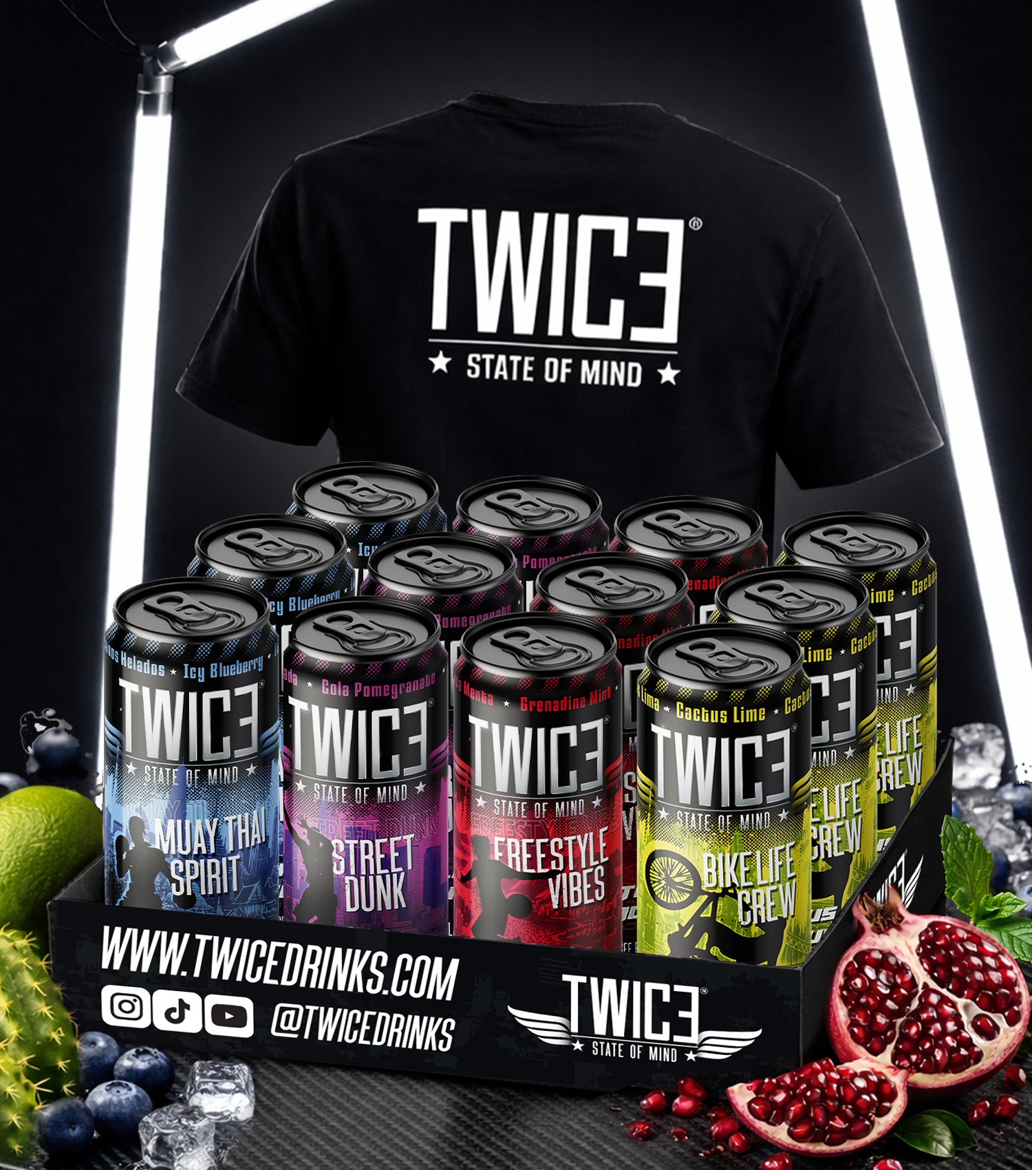 TWICE Coffret REPRESENT - Pack x12 + T-shirt TWICE